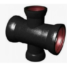 Крест раструбный КР ВЧШГ с ЦПП Ду 250-100