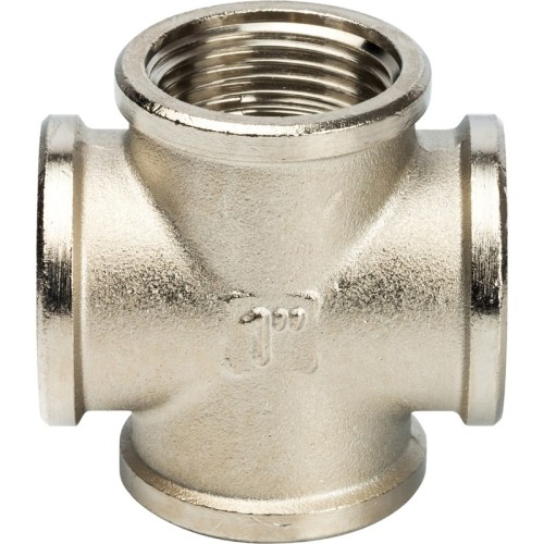 Крестовина латунная ВР (ВН) Aquasfera 15 мм 1/2"