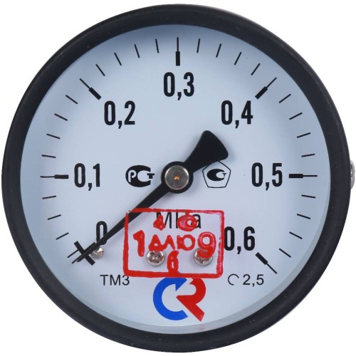 Манометр осевой диаметр 63мм 0-10 кгс/см2 (0-1,0 МПа) G1/4" ТМ-310Т.00 Росма 00000008922 в Екатеринбурге