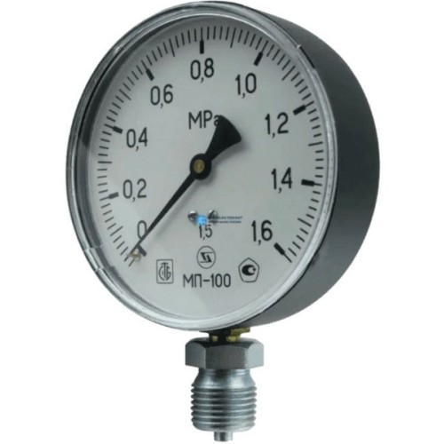 Манометр радиальный диаметр 100мм 0-25 кгс/см2 (0-2,5 МПа) G1/2" МТ-100 Багория в Екатеринбурге