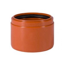 Переход НПВХ (ПВХ) Дн 125 коричневый безнапорный на раструб керамической трубы Ostendorf KGUSM