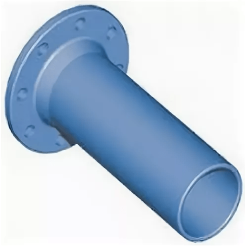 Патрубок фланец-гладкий конец ПФГ Ду-300 (L=1000) ВЧШГ с ЦПП цинк+AL ГОСТ ISO 2531-2012 в Екатеринбурге