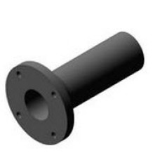 Патрубок фланец-гладкий конец ПФГ стальной L=1200мм Ду-300