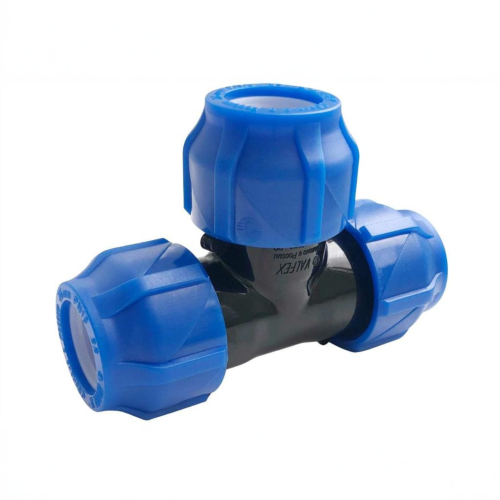 Тройник ПЭ компрессионный Дн 40-25 Ру-16 переходной VALFEX в Екатеринбурге