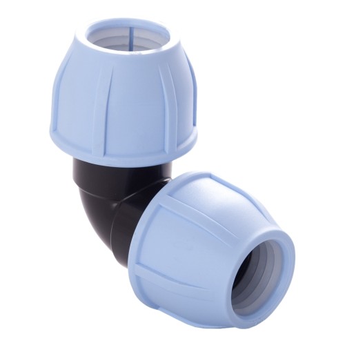 Отвод ПЭ компрессионный Дн 20 90гр Ру-16 RTP (РосТурПласт) в Екатеринбурге