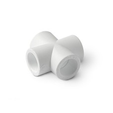 Крестовина PP-R переходная белая Дн 25-20 Pro Aqua