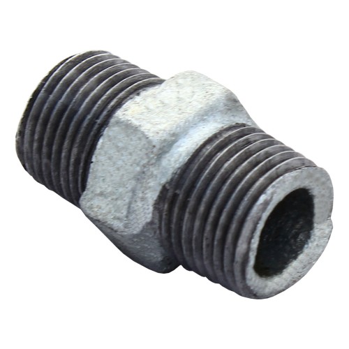 Ниппель чугунный оцинкованный НР Fittex PLUS 15 мм 1/2" ГОСТ 8958-75