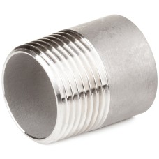 Резьба стальная оцинкованная удлиненная НР-сварка КАЗ 20х50 мм 3/4" ГОСТ 6357-81, ГОСТ 3262-75