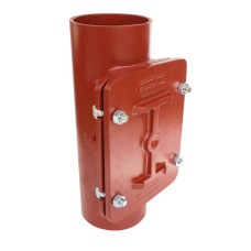 Ревизия чугунная SML Ду-150 с прямоугольной крышкой безраструбная Китай