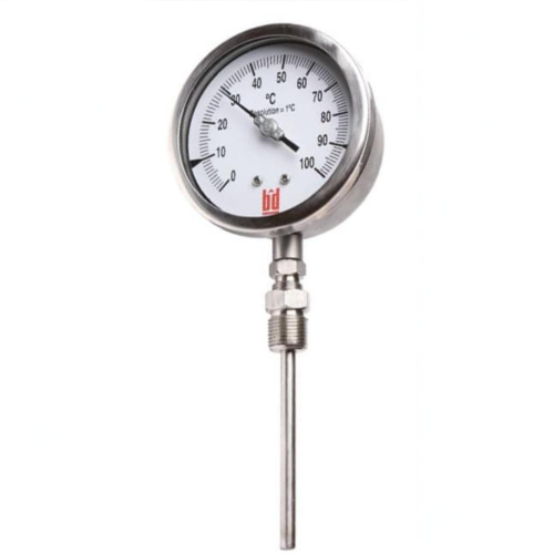 Термометр биметаллический радиальный Ру 25 ТБП-Р ЗТП 100х100 мм 1/2" в Екатеринбурге