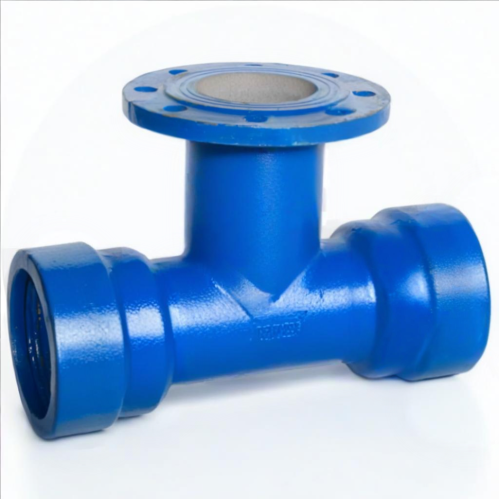 Тройник раструб-фланец ТРФ Ду 200-200 Тайтон ВЧШГ с ЦПП цинк+AL ГОСТ ISO 2531-2012 в Екатеринбурге