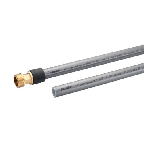 Труба сшитый полиэтилен PE-Xa/AI/PE-RT Дн 25х3,7 Ру-10 (Т<95°С) бухта 50м RAUTITAN PLATINUM stabil Rehau в Екатеринбурге