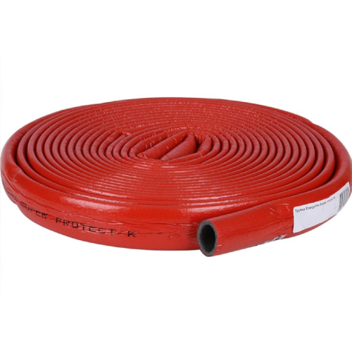 Трубка из вспененного полиэтилена 28/9 L=2м (Т<95°C) в защитной оболочке красный Energoflex SUPER PROTECT в Екатеринбурге