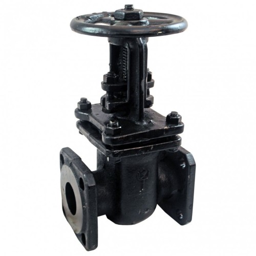 Задвижка клиновая чугунная фланцевая с выдвижныи шпинделем Ру 16 30ч6бр ЛМЗ 100х230 мм