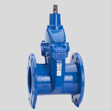 Задвижка клиновая чугунная фланцевая с невыдвижным штоком с обрезиненным клином под электропривод с невыдвижным штоком Ру 16 VOC4241CM Tecofi 125 мм