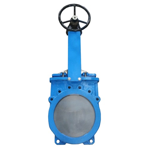 Задвижка шиберная двусторонняя с невыдвижным штоком Ду-500 Ру-10 с редуктором под электропривод ISO2 F14 (Т<110°С) Benarmo в Екатеринбурге