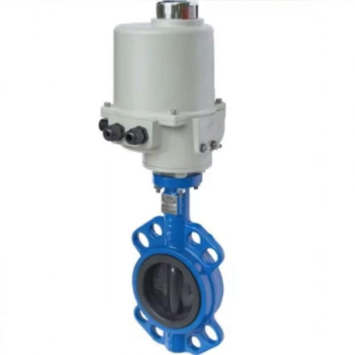 Затвор с чугунным диском и электроприводом межфланцевый 1,6 МПа EPDM ЗПФ GG25 ЛАЗ 125х54 мм в Екатеринбурге