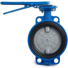 Затвор ручной с нержавеющий диском и рукояткой межфланцевый 1,6 МПа EPDM Genebre 2109B GG20 Genebre 200 мм