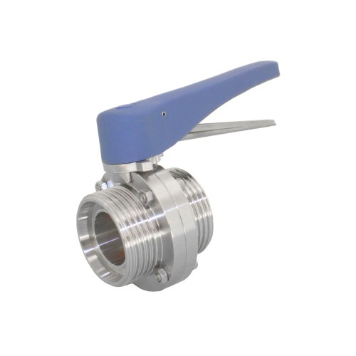 Затвор ручной с нержавеющий диском и рукояткой межфланцевый и внутренней резьбой 0,8 МПа EPDM NK-DZm NK 25х70 мм в Екатеринбурге