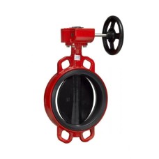 Затвор с чугунным диском и редуктором межфланцевый 1,6 МПа EPDM ЗПВС GG25 АДЛ 200 мм