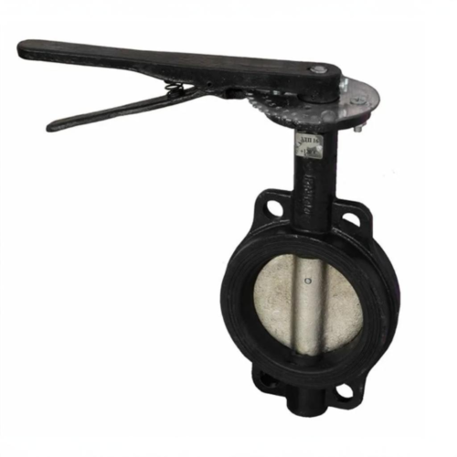 Затвор ручной с чугунным диском и рукояткой межфланцевый 1,6 МПа EPDM ЗДМ 03 Ридан 80 мм в Екатеринбурге