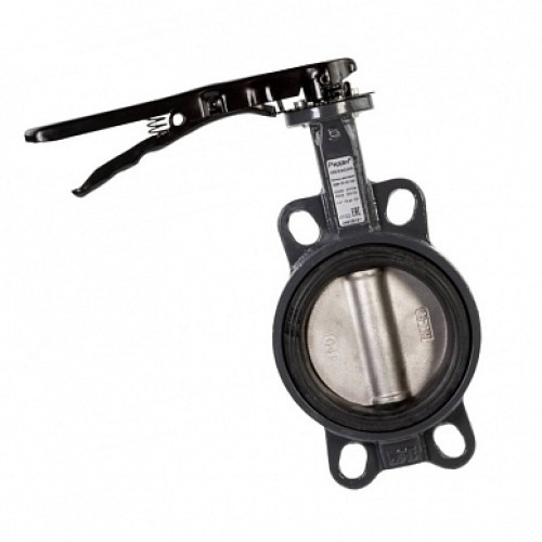 Затвор ручной с чугунным диском и рукояткой межфланцевый 1,6 МПа EPDM EURO Benarmo 250 мм в Екатеринбурге